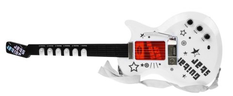 Gitara elektryczna + Mikrofon dla dzieci 6+ Instrument muzyczny Dźwięki