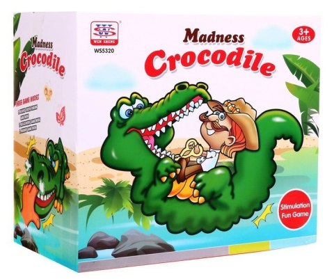 Gra zręcznościowa "Krokodyl u dentysty" dla dzieci 3+ Interaktywna zabawka + 3 tryby gry Bolący ząbek Refleks Memory Gra zręcznościowa "Krokodyl u dentysty" dla dzieci 3+ Interaktywna zabawka + 3 tryby gry Bolący ząbek Refleks Memory