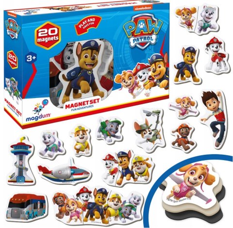 PSI PATROL PAW MAGNESY PUZZLE UKŁADANKA MAGNETYCZ PSI PATROL PAW MAGNESY PUZZLE UKŁADANKA MAGNETYCZ