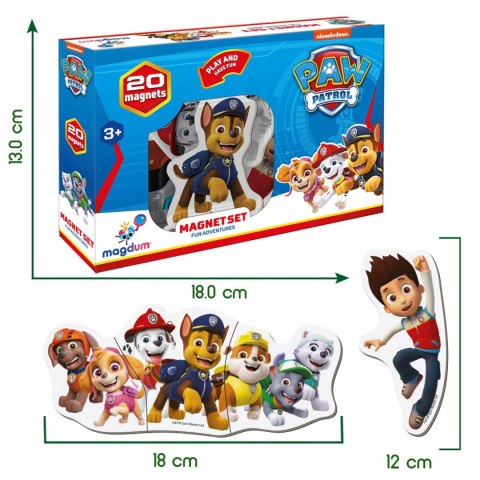PSI PATROL PAW MAGNESY PUZZLE UKŁADANKA MAGNETYCZ PSI PATROL PAW MAGNESY PUZZLE UKŁADANKA MAGNETYCZ