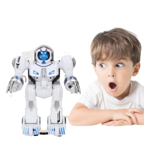 ROBOT INTERAKTYWNY ZDALNIE STEROWANY TAŃCZY MUZYKA PILOT PROGRAMOWALNY