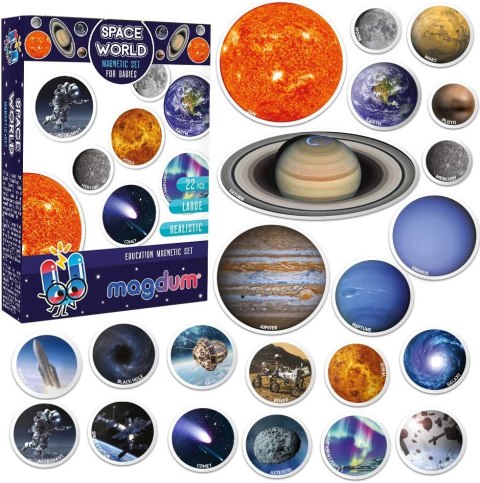 ZESTAW MAGNESÓW MEGA KOSMOS PLANETY SŁOŃCE KSIĘŻYC ZESTAW MAGNESÓW MEGA KOSMOS PLANETY SŁOŃCE KSIĘŻYC