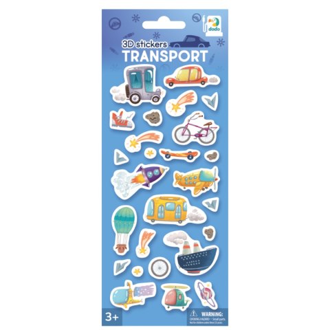 NAKLEJKI 3D "TRANSPORT" KOLOROWE I RÓŻNORODNE NAKLEJKI DLA NAJMŁODSZYCH NAKLEJKI 3D "TRANSPORT" KOLOROWE I RÓŻNORODNE NAKLEJKI DLA NAJMŁODSZYCH