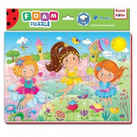 PIANKOWE PUZZLE A4 MAGICZNE WRÓŻKI UKŁADANKA EDUKACYJNA ROTER KAFER PIANKOWE PUZZLE A4 MAGICZNE WRÓŻKI UKŁADANKA EDUKACYJNA ROTER KAFER
