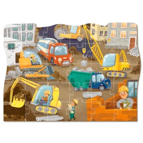 PUZZLE 30 ELEMENTÓW MASZYNY BUDOWLANE KOLOROWA UKŁADANKA DLA DZIECI PUZZLE 30 ELEMENTÓW MASZYNY BUDOWLANE KOLOROWA UKŁADANKA DLA DZIECI
