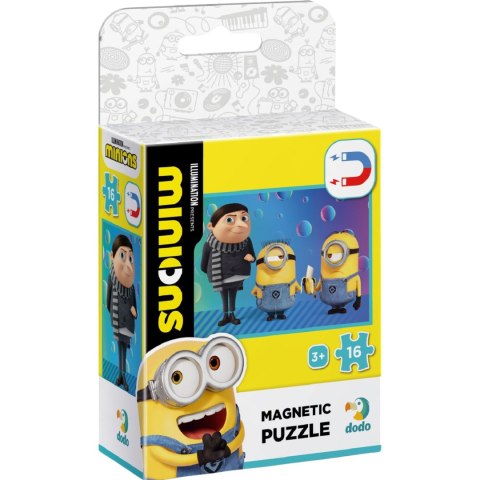 PUZZLE MAGNETYCZNE "MINIONS" UROCZA I KOLOROWA UKŁADANKA 16 ELEMENTÓW PUZZLE MAGNETYCZNE "MINIONS" UROCZA I KOLOROWA UKŁADANKA 16 ELEMENTÓW