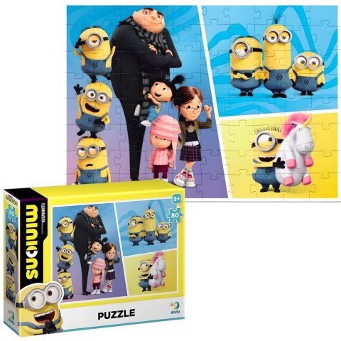 PUZZLE MINIONKI MINIONS 80 ELEMENTÓW UKŁADANKA KOLOROWA I WESOŁA DLA DZIECI PUZZLE MINIONKI MINIONS 80 ELEMENTÓW UKŁADANKA KOLOROWA I WESOŁA DLA DZIECI