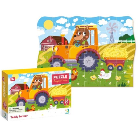 PUZZLE TEDDY FARMER 30 ELEMENTÓW UROCZY MISIEK TEDDY UKŁADANKA DLA MALUCHÓW PUZZLE TEDDY FARMER 30 ELEMENTÓW UROCZY MISIEK TEDDY UKŁADANKA DLA MALUCHÓW