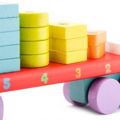 CIĘŻARÓWKA TIR TRANSPORTER UKŁADANIE KLOCKÓW FIGURY GEOMETRYCZNE DREWNIANE CIĘŻARÓWKA TIR TRANSPORTER UKŁADANIE KLOCKÓW FIGURY GEOMETRYCZNE DREWNIANE