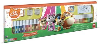 MULTIPRINT 44 KOTY MEGAZESTAW KREATYWNE PISAKI 60 SZT