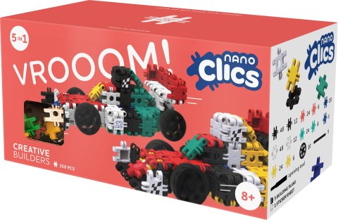 NANO CLICS Kreatywni Budowniczowie Zestaw 250el. NANO CLICS Kreatywni Budowniczowie Zestaw 250el.