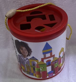KLOCKI DREWNIANE 52 ELEMENTY