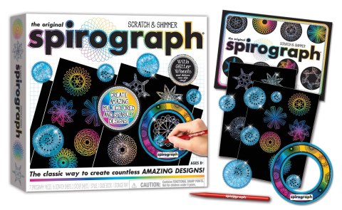 SPIROGRAPH ZESTAW DO ZDRAPYWANIA SPIROGRAPH ZESTAW DO ZDRAPYWANIA