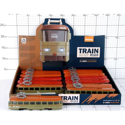 TRAMWAJ METALOWY ŚW./DŹW. 1 SZT. TRAMWAJ METALOWY ŚW./DŹW. 1 SZT.