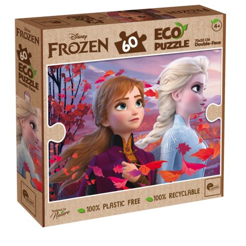 LISCIANI DISNEY PUZZLE EKO DWUSTRONNE FROZEN 60 EL. LISCIANI DISNEY PUZZLE EKO DWUSTRONNE FROZEN 60 EL.