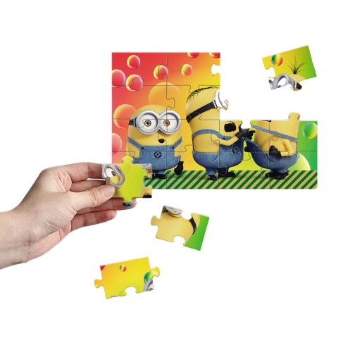 MAGNETYCZNE PUZZLE "MINIONKI" 16 ELEMENTÓW KOLOROWEJ UKŁADANKI DLA DZIECI MAGNETYCZNE PUZZLE "MINIONKI" 16 ELEMENTÓW KOLOROWEJ UKŁADANKI DLA DZIECI