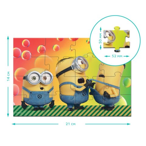MAGNETYCZNE PUZZLE "MINIONKI" 16 ELEMENTÓW KOLOROWEJ UKŁADANKI DLA DZIECI MAGNETYCZNE PUZZLE "MINIONKI" 16 ELEMENTÓW KOLOROWEJ UKŁADANKI DLA DZIECI