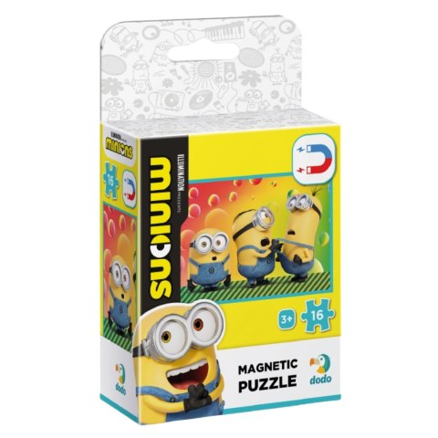 MAGNETYCZNE PUZZLE "MINIONKI" 16 ELEMENTÓW KOLOROWEJ UKŁADANKI DLA DZIECI MAGNETYCZNE PUZZLE "MINIONKI" 16 ELEMENTÓW KOLOROWEJ UKŁADANKI DLA DZIECI
