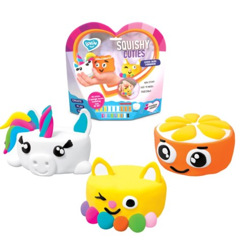 Zestaw z lekka ciastolina Squishy Cuties 70131 Zestaw z lekka ciastolina Squishy Cuties 70131