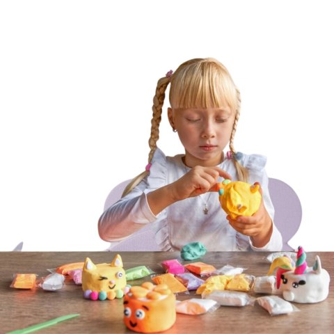 Zestaw z lekka ciastolina Squishy Cuties 70131 Zestaw z lekka ciastolina Squishy Cuties 70131
