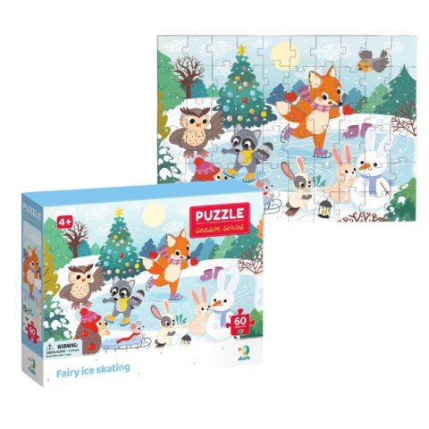Puzzle Zabawa na łyżwach, 60 el. 300410 Puzzle Zabawa na łyżwach, 60 el. 300410