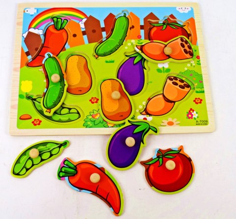 Puzzle warzywa na ogródku A-7009 Puzzle warzywa na ogródku A-7009
