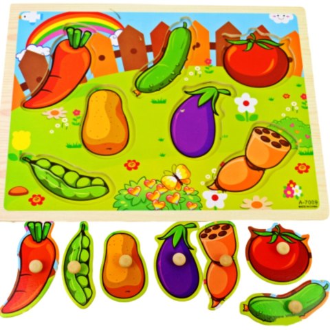 Puzzle warzywa na ogródku A-7009 Puzzle warzywa na ogródku A-7009