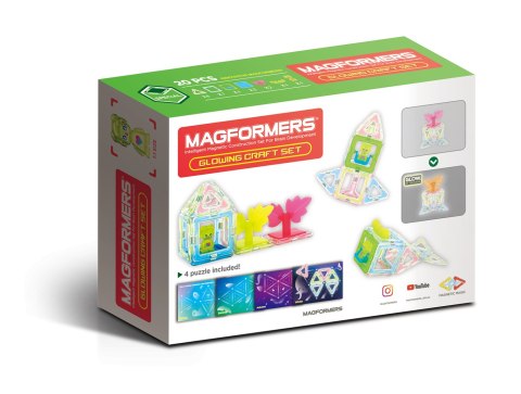 MAGFORMERS GLOWING CRAFT 20 EL. MAGFORMERS GLOWING CRAFT 20 EL.