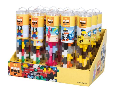 PLUS-PLUS BIG DISPLAY TUBY ZWIERZĘTA- 15 TUB PLUS-PLUS BIG DISPLAY TUBY ZWIERZĘTA- 15 TUB