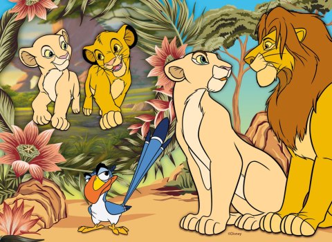 LISCIANI DISNEY PUZZLE MAXIFLOOR 4 X 48 KRÓL LEW