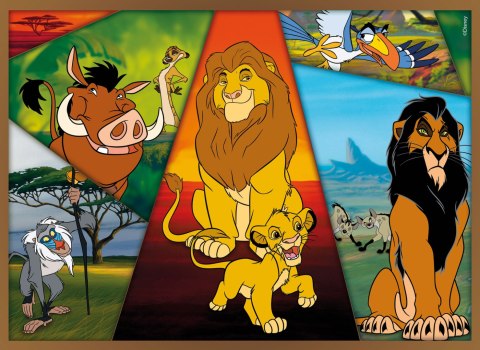 LISCIANI DISNEY PUZZLE MAXIFLOOR 4 X 48 KRÓL LEW