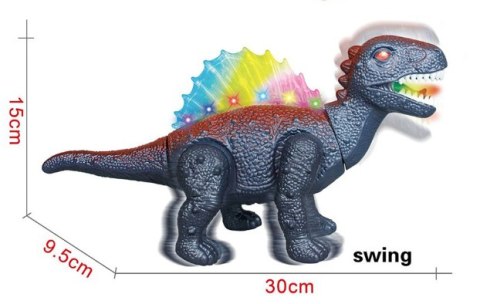 DINOZAUR NA BATERIE ŚWIATŁO DŹWIĘK DINOZAUR NA BATERIE ŚWIATŁO DŹWIĘK