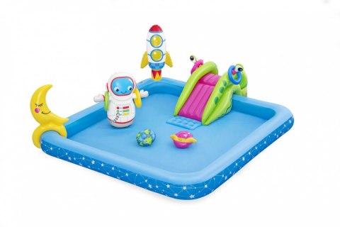 Wodny Plac zabaw Mały Astronauta 288x206x84 BESTWAY 5w1 + Zjeżdżalnia + Obręcze Wodny Plac zabaw Mały Astronauta 288x206x84 BESTWAY 5w1 + Zjeżdżalnia + Obręcze