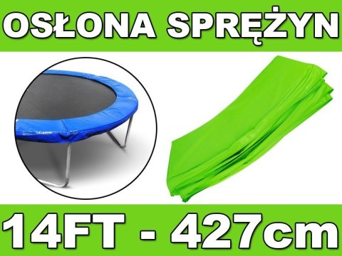 Kołnierz ochronny na sprężyny SkyRamiz Zielony do trampoliny ogrodowej 427cm/14FT Kołnierz ochronny na sprężyny SkyRamiz Zielony do trampoliny ogrodowej 427cm/14FT
