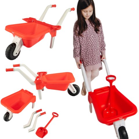 Wheelbarrow for kids with a shovel Wheelbarrow for kids with a shovel