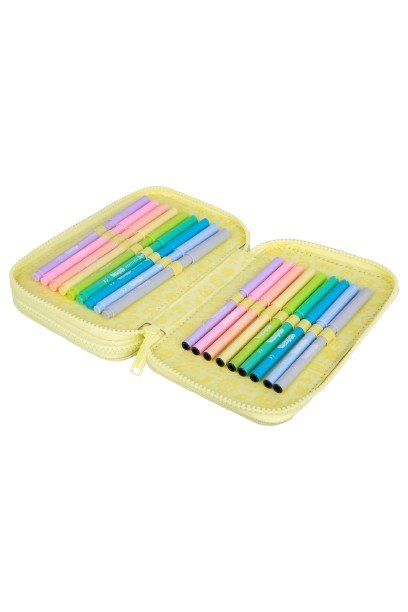 COOLPACK JUMPER 2 - PIÓRNIK PODWÓJNY Z WYPOSAŻENIEM - PASTEL POWDER YELLOW