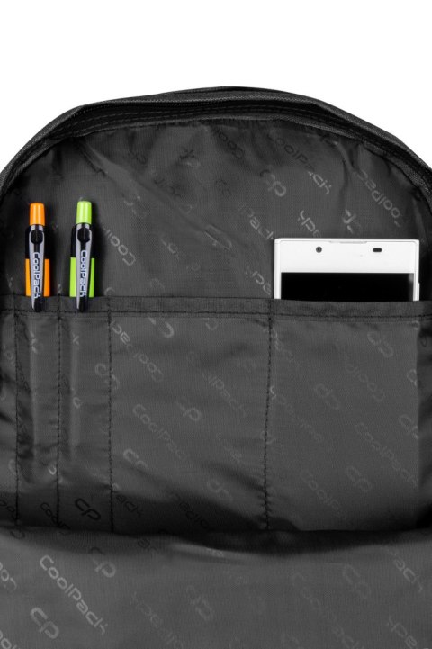 COOLPACK - SCOUT - PLECAK MŁODZIEŻOWY - SNOW BLACK