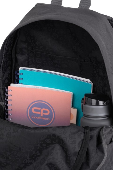 COOLPACK - SONIC - PLECAK MŁODZIEŻOWY - RPET GREY