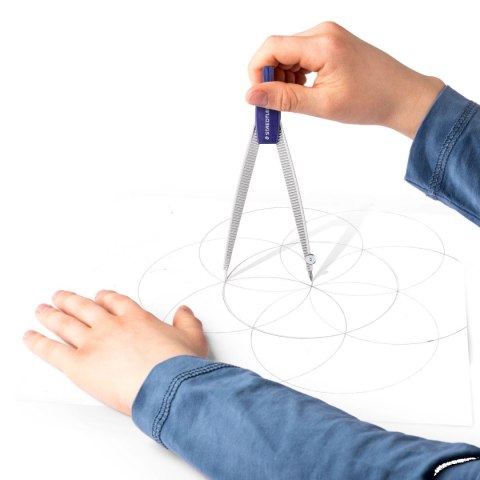 Cyrkiel szkolny z etui na grafity blister Staedtler Cyrkiel szkolny z etui na grafity blister Staedtler
