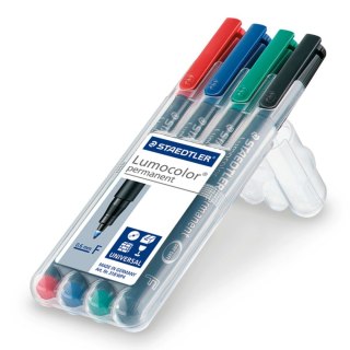 Foliopis Lumocolor F wodoodporny zestaw 4 ko (2 3 5 9) w etui box Staedtler