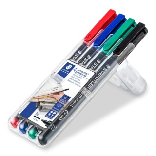 Foliopis Lumocolor M wodoodporny zestaw. (2 3 5 9) w etui box Staedtler