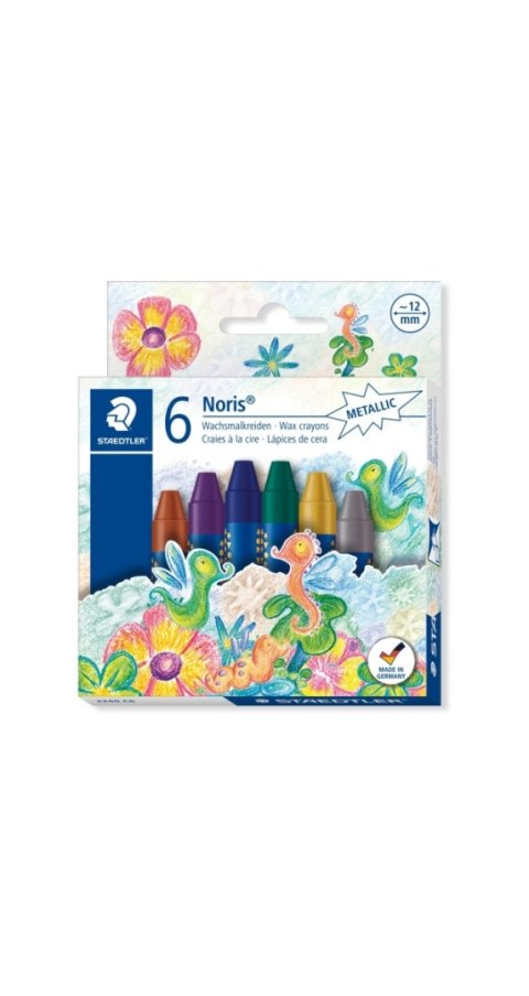 Kredki woskowe Noris Club 6 kolorów Staedtler Kredki woskowe Noris Club 6 kolorów Staedtler