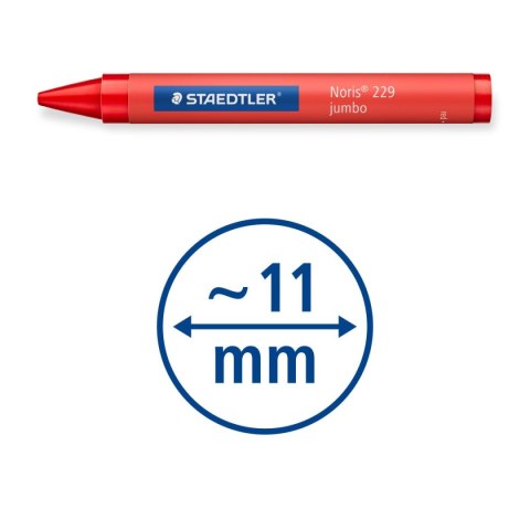 Kredki woskowe Noris Club jumbo 11 mm 12 kol. Staedtler Kredki woskowe Noris Club jumbo 11 mm 12 kol. Staedtler