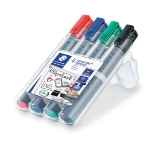 Marker Lumocolor do tablic flipchart ścięty 4k(2 3 5 9) w etui Staedtler