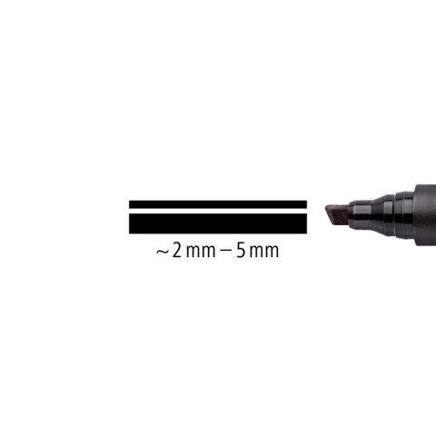 Marker Lumocolor wodoodporny gruby ścięta końcówka 6 kol. w etui Staedtler