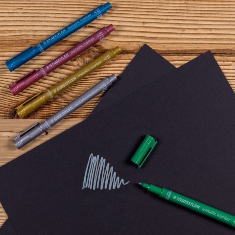 Marker metaliczny marker okragła końcówka 5 kol. na blistrze Staedtler