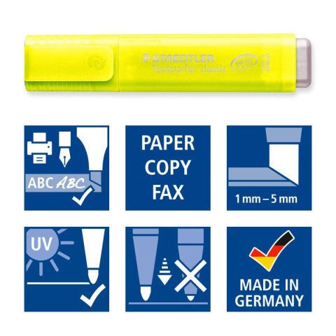 Zakreślacz Textsurfer classic 4 kol neon Staedtler