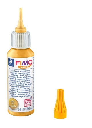 Fimo Liquid żel dekoracyjny termoutwardzalny złoty 50ml Staedtler