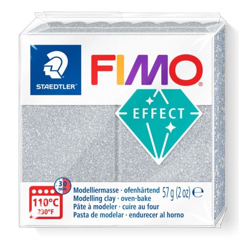Fimo effect masa termoutwardzalna 57 g srebrny metaliczny Staedtler