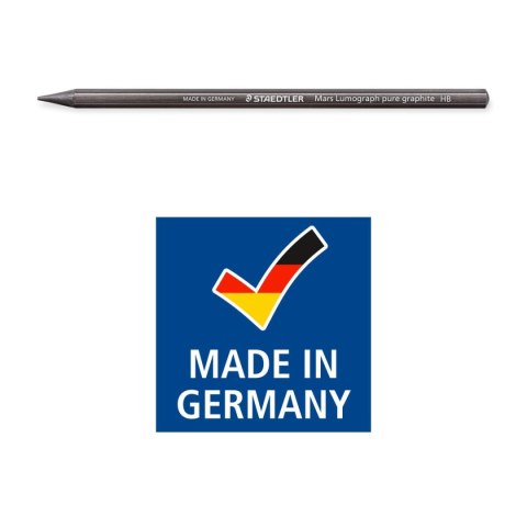Grafit w sztyfcie Mars Lumograph Pure Graphite Design Journey 12s Staedtler